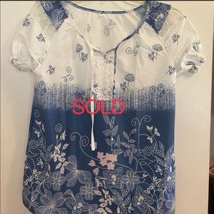 Cute silk top